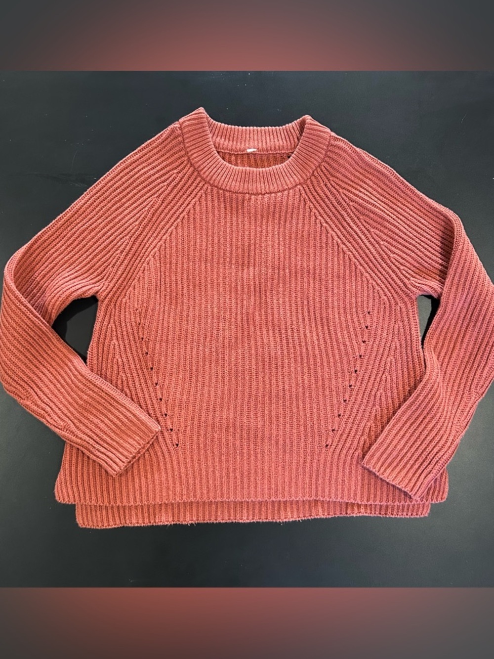 Ripzone Orange Knit Sweater
